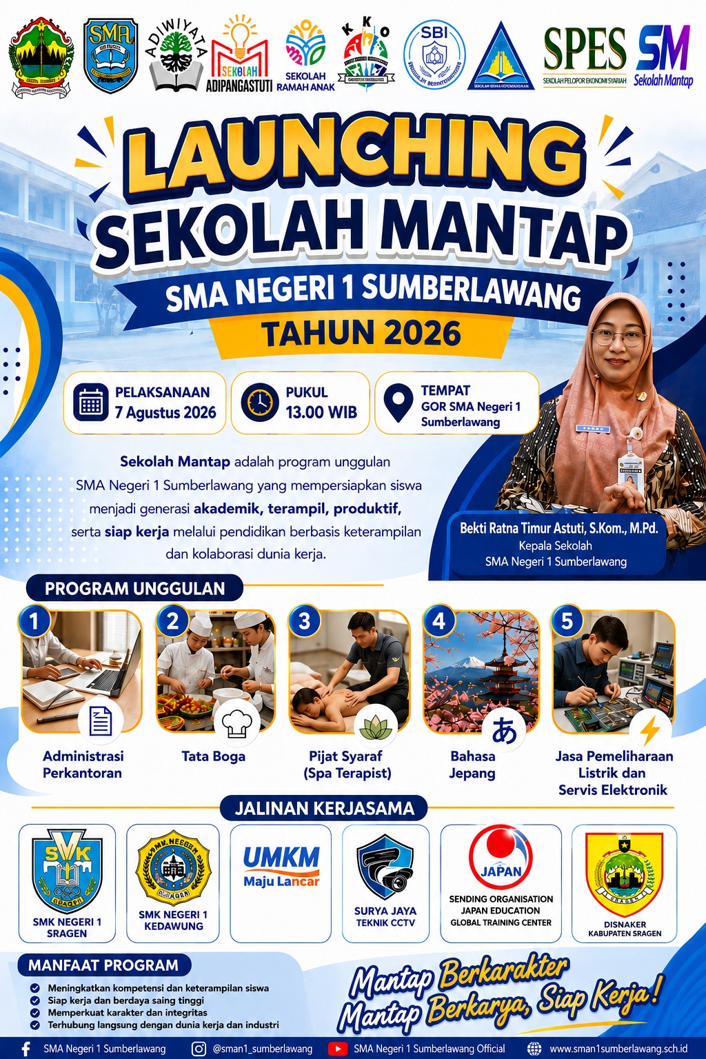SMA Negeri 1 Sumberlawang Launching Program Sekolah Mantap Tahun 2026